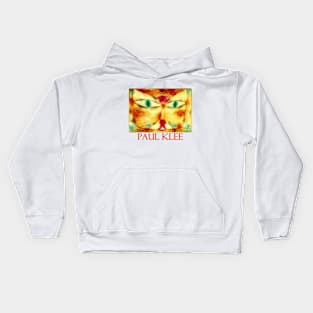 Cat and Bird by Paul Klee Kids Hoodie